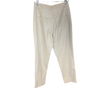 Women Black Roma Front Zipper Mom Fit Pants